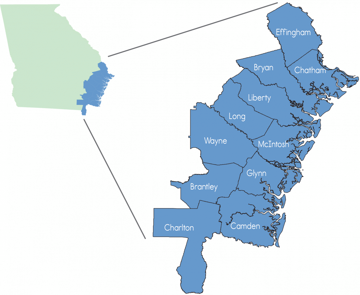 Georgia's 11 coastal counties