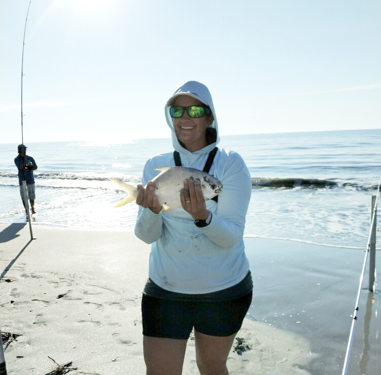 Florida woman ties state record for Florida Pompano