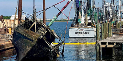 A derelict vessel (thumbnail for the derelict vessel article)