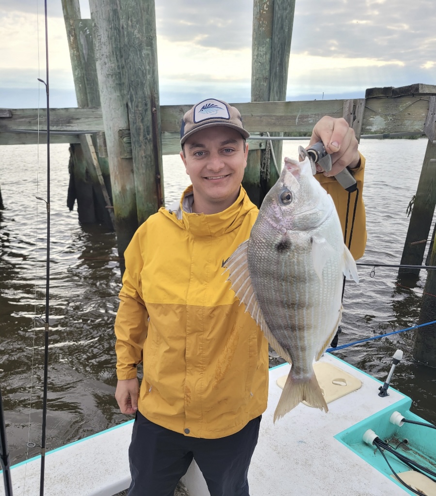 Spencer N. Schutte with record pinfish