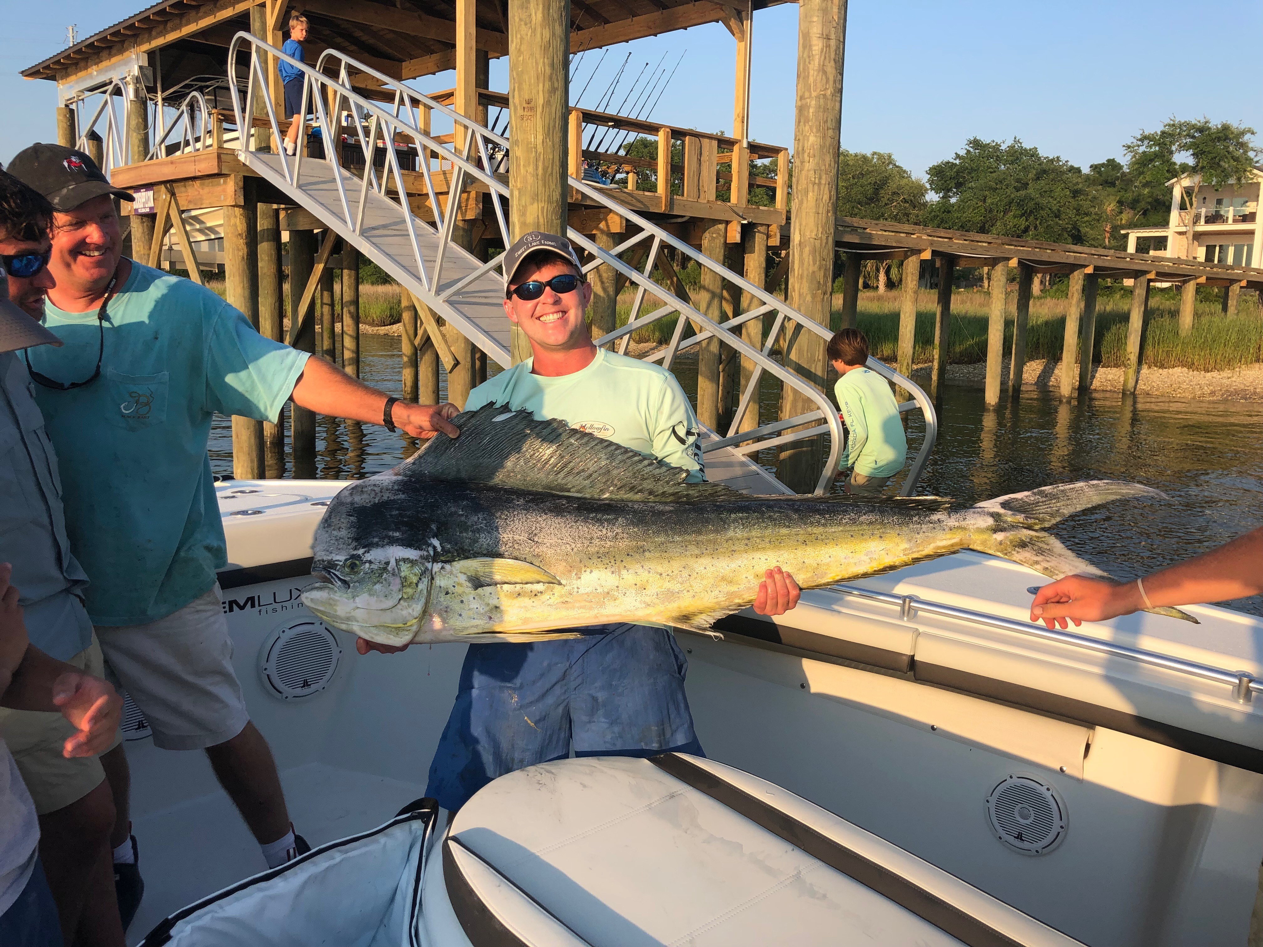 Will Owens with record dolphin fish