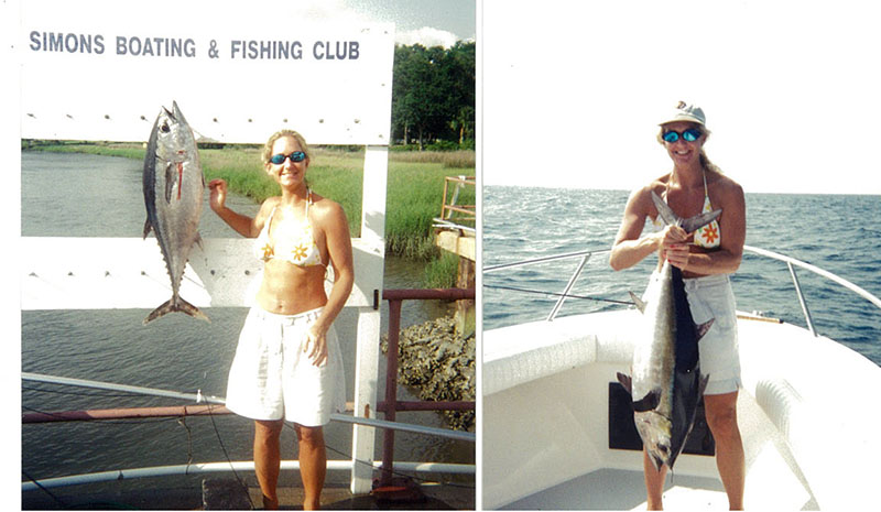 Penny Morgan-Turner with record blackfin tuna