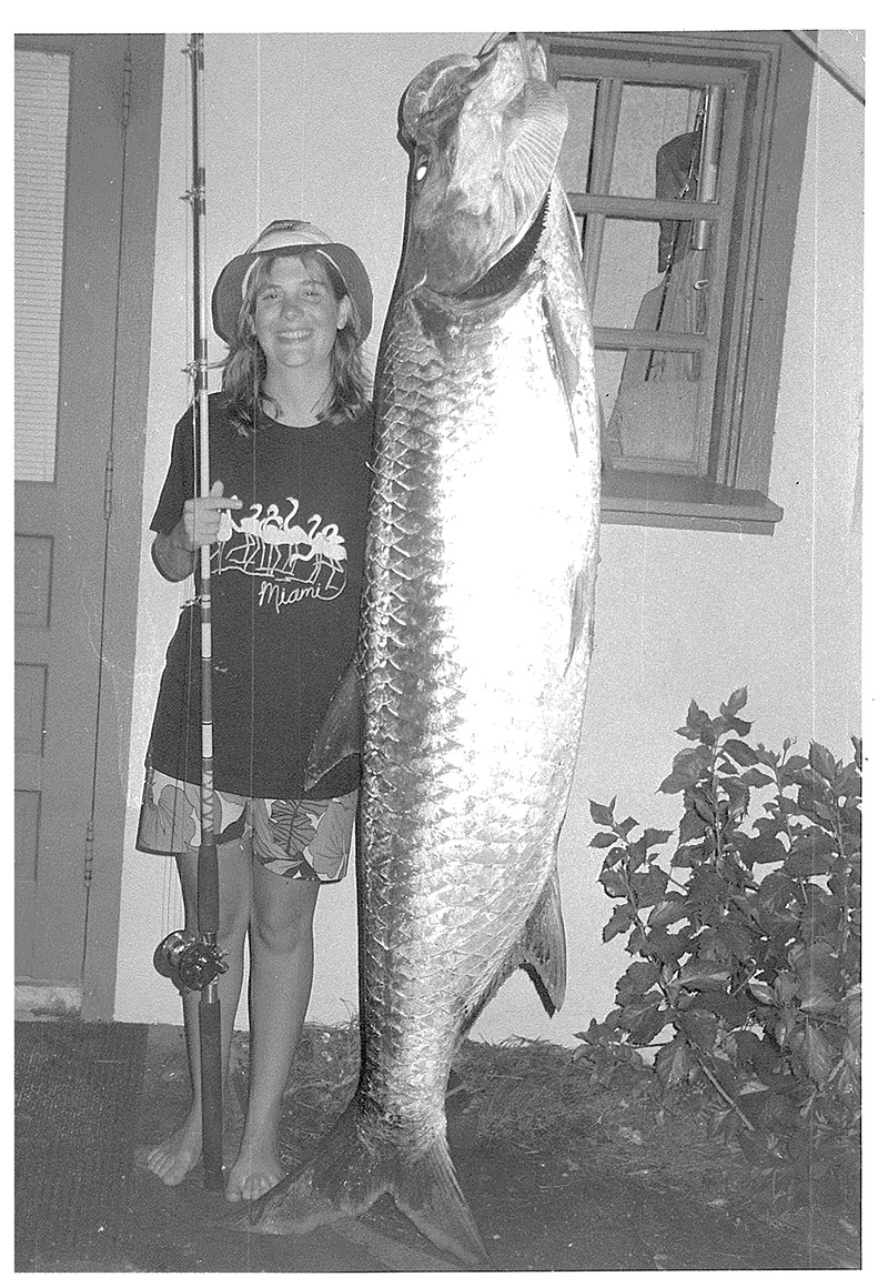 Wendy Mead with Tarpon