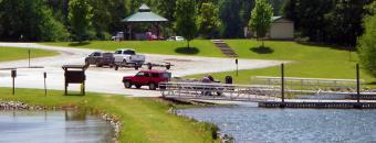 Boat Ramp at Big Lazer Creek