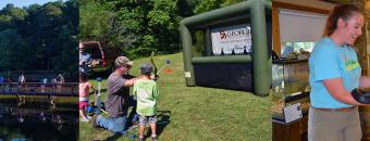 Fishing Off a Dock, Archery Instruction, and Repile Class