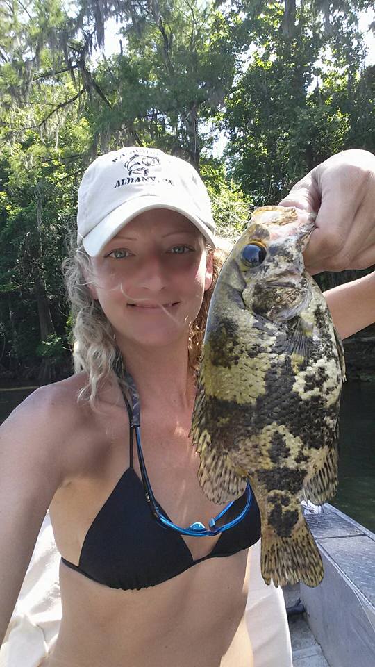 Kristen Brown's GA State Record Shadow Bass Sunfish